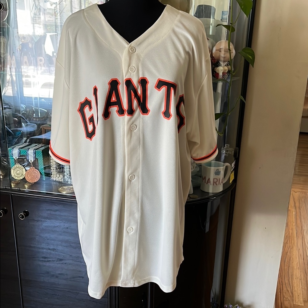 Giants White Jersey Top